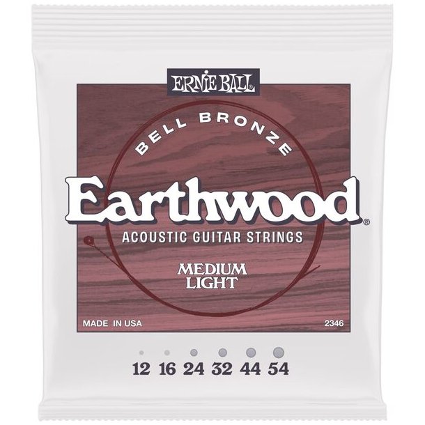 Ernie Ball 2346 Medium Light Earthwood Bell Bronze
